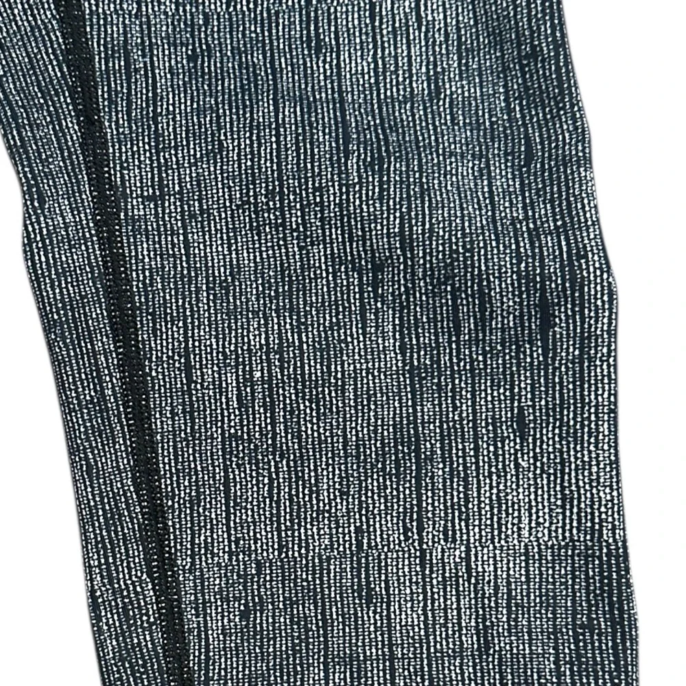 Lululemon Women's 6 Wunder Under Crop Burlap Black Dune Yoga Leggings Athleisure